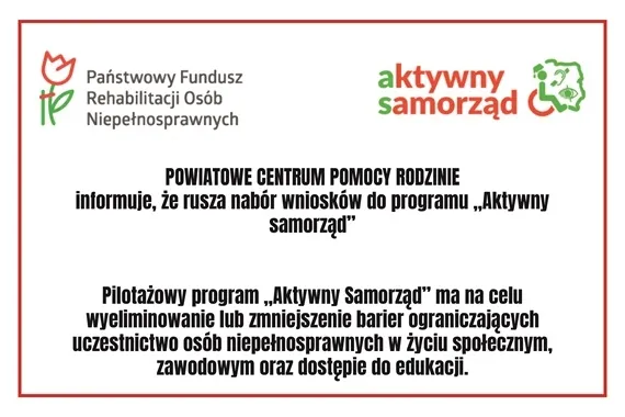 POWIATOWE CENTRUM POMOCY RODZINIE - ogłoszenie. - Zdjęcie główne